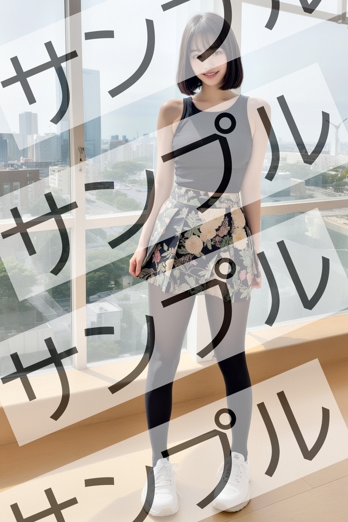 黒タイツとスニーカーと私~超オシャレコーデ~ - Black tights, sneakers, and me ~Super fashionable outfit~ -