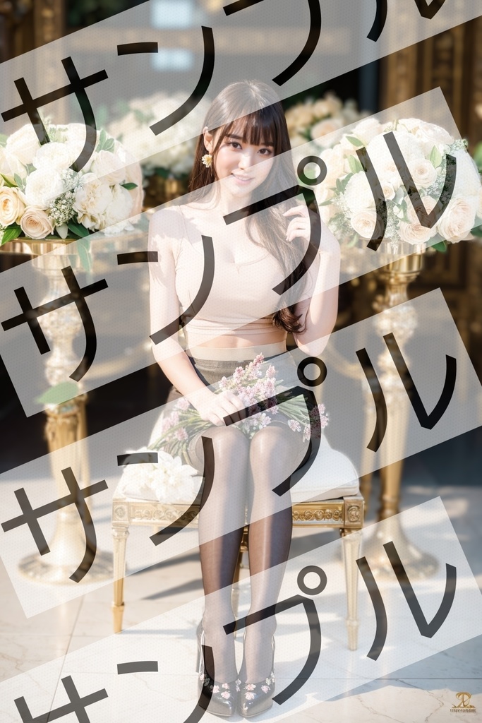 フラワーショップ店員の美脚 - Flower shop clerk's beautiful legs -