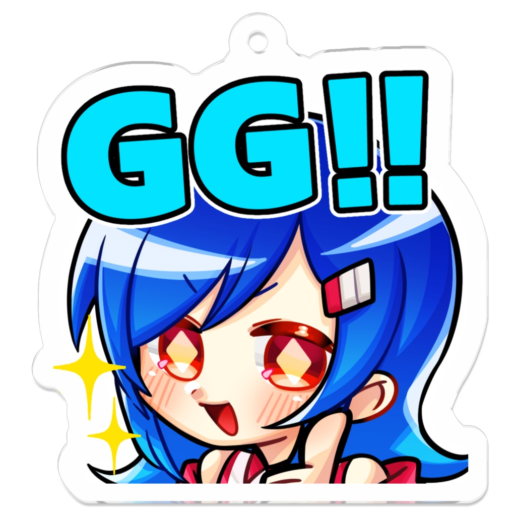 夜霧なぎかスタンプキーホルダー（GG）