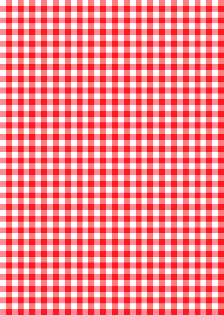 ギンガムチェック赤