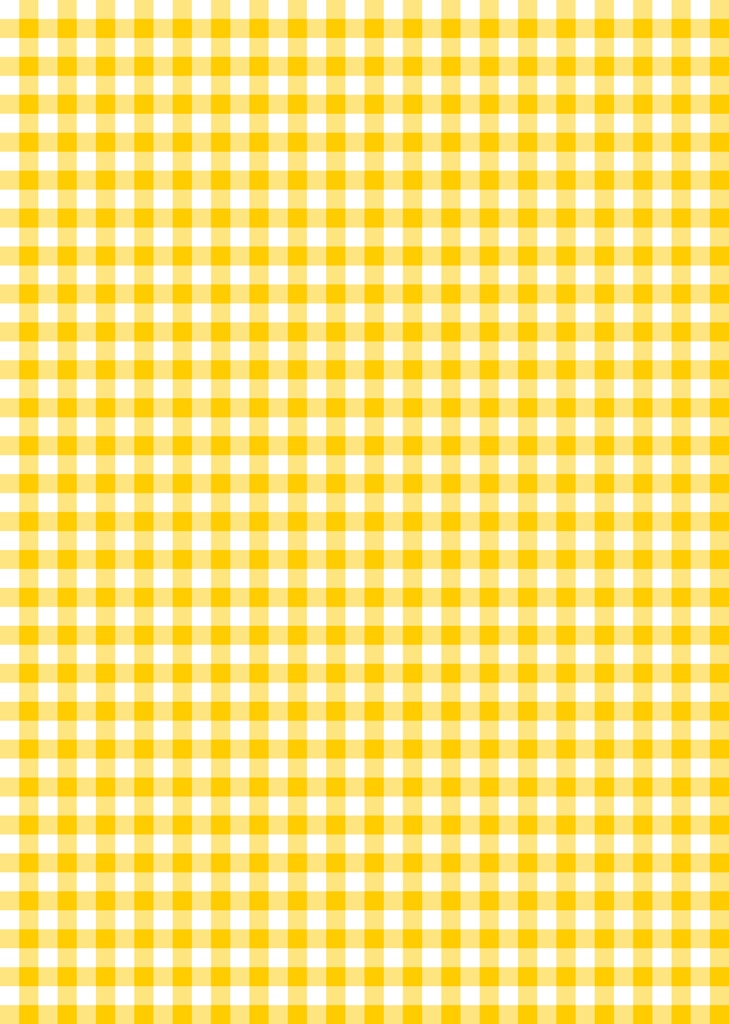 ギンガムチェック黄