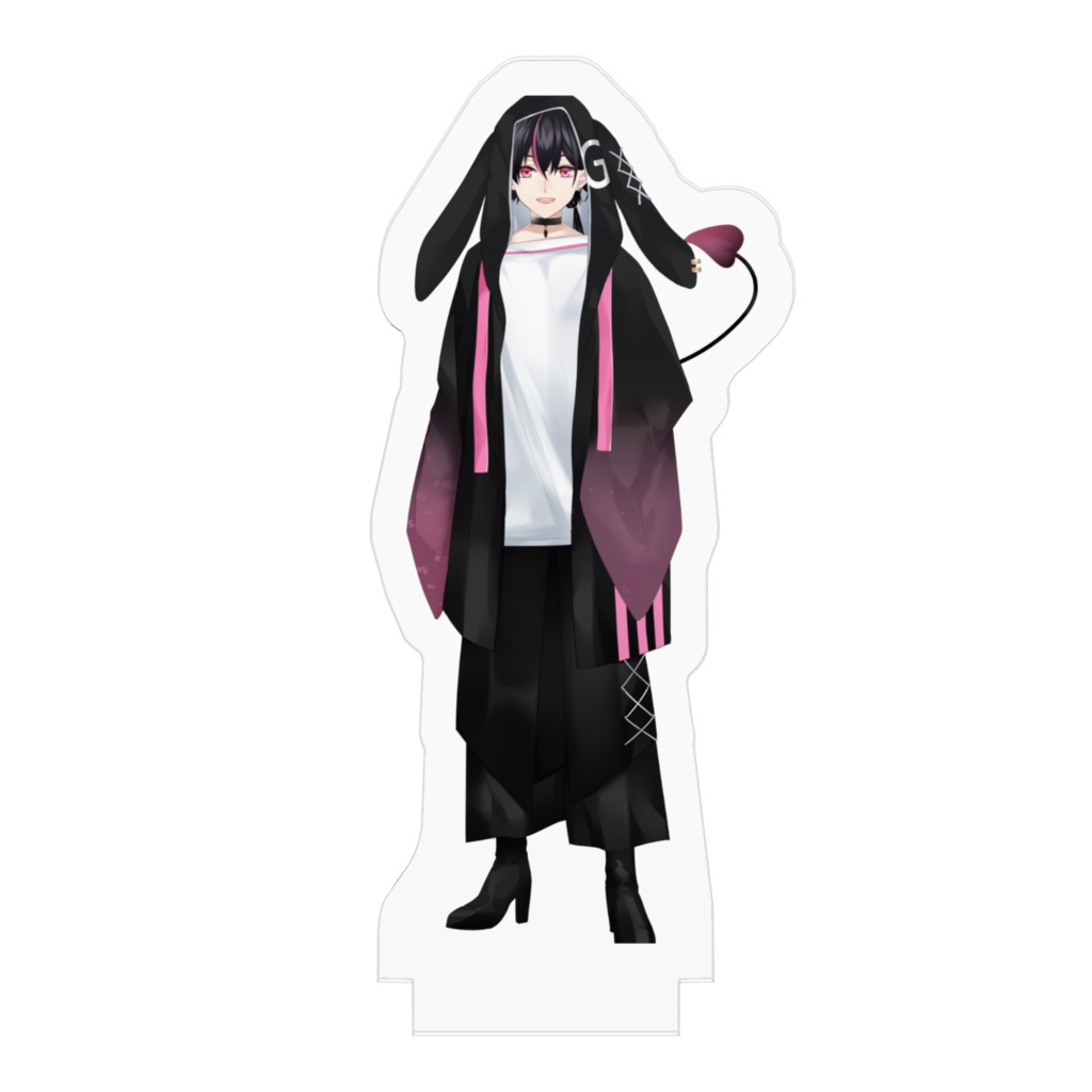 夢路バク アクリルフィギュア (フード有りver.)