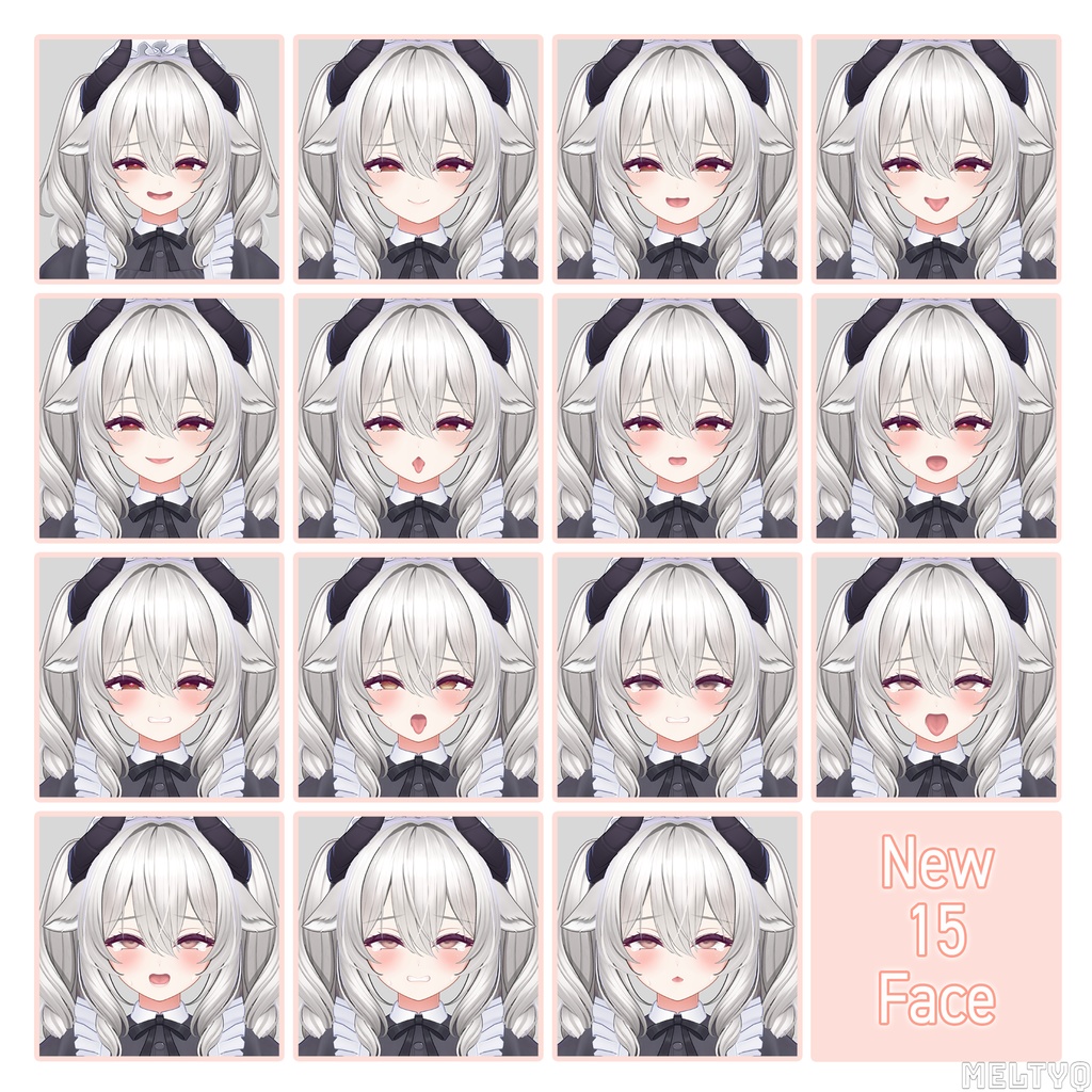 【ミルティナ/Milltina】25 Face Animation
