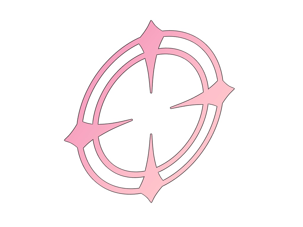 才羽 モモイハロー(Saiba Momoi Halo)for CLIP STUDIO, Blend