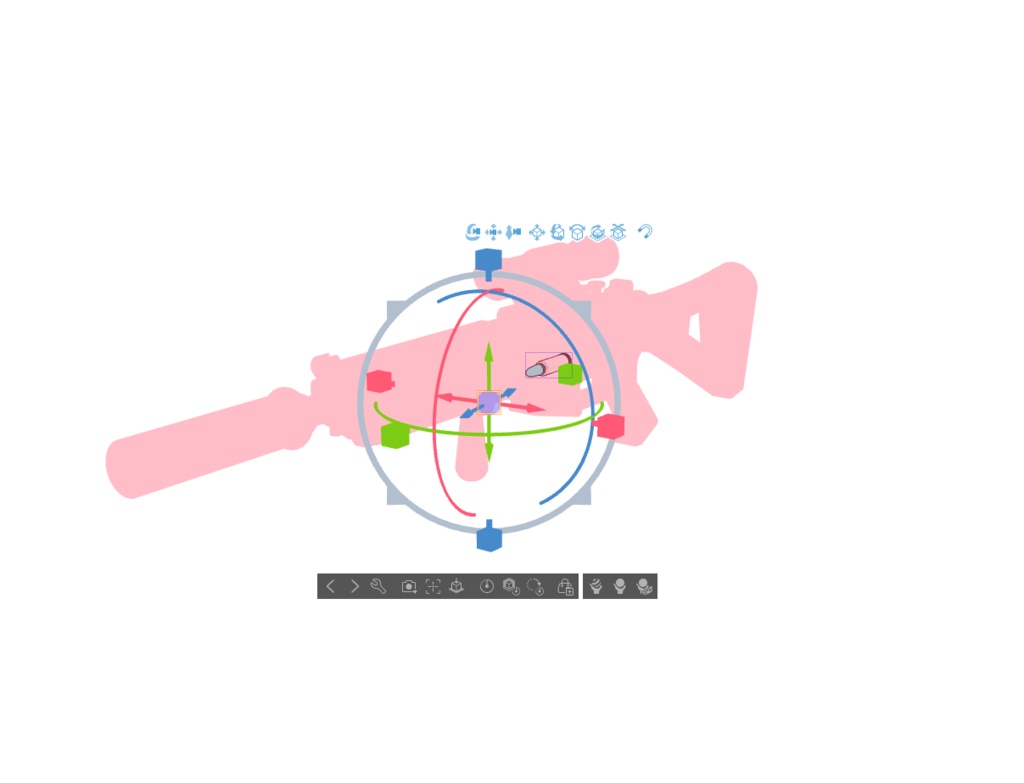【ブルアカ】砂狼シロコ 銃器 3Dモデル (CLIP STUDIO用)