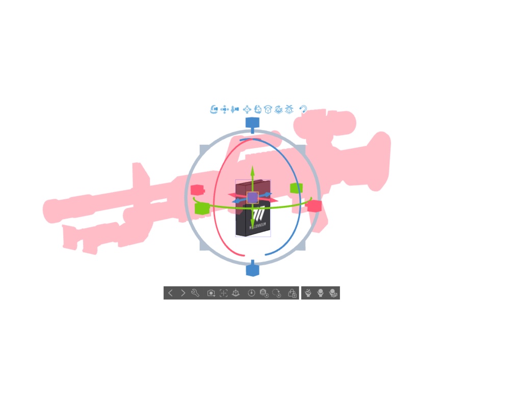 【ブルアカ】小塗 マキ 銃器 3Dモデル (CLIP STUDIO用)