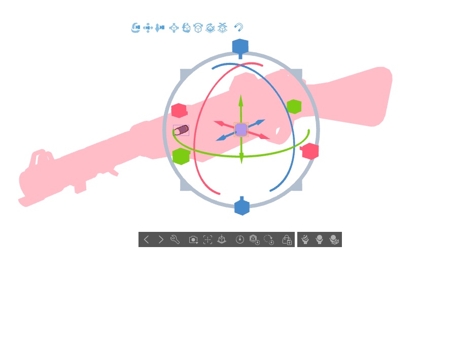 【ブルアカ】聖園 ミカ 銃器 3Dモデル (CLIP STUDIO用)