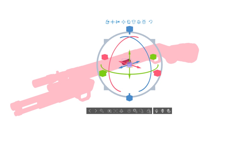 【ブルアカ】千鳥 ミチル 銃器 3Dモデル (CLIP STUDIO用)