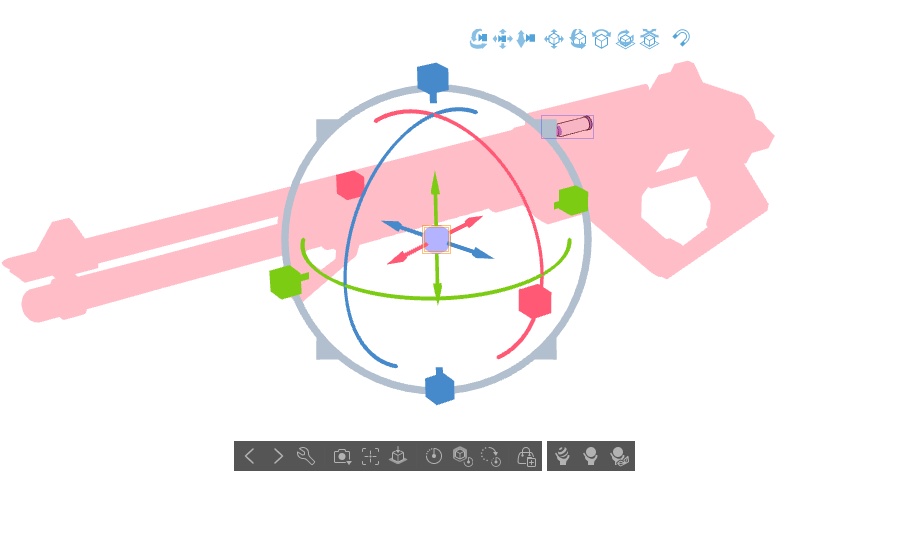 【ブルアカ】乙花 スミレ 銃器 3Dモデル (CLIP STUDIO用)