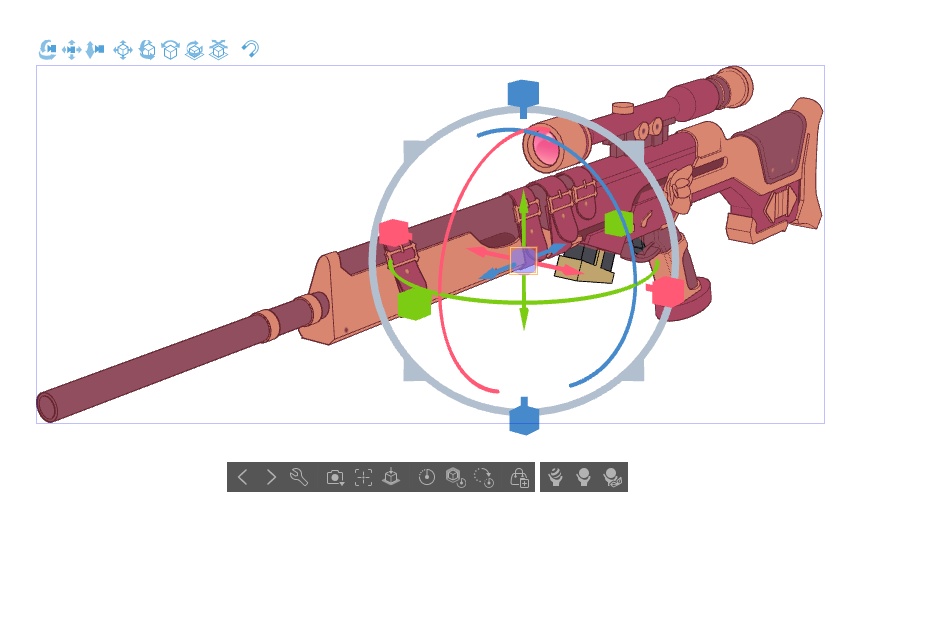 【ブルアカ】陸八魔 アル 銃器 3Dモデル (CLIP STUDIO用)