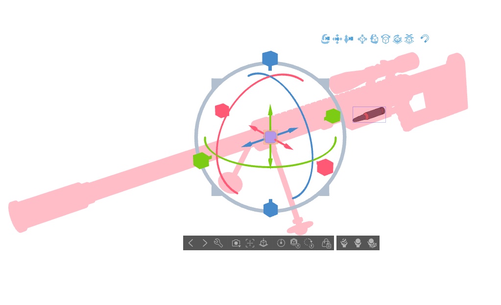 【ブルアカ】静山 マシロ銃器 3Dモデル (CLIP STUDIO用)