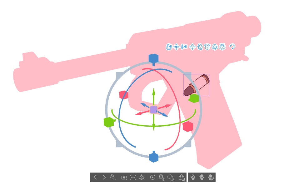 【ブルアカ】天地 ニヤ 銃器 3Dモデル (CLIP STUDIO用)