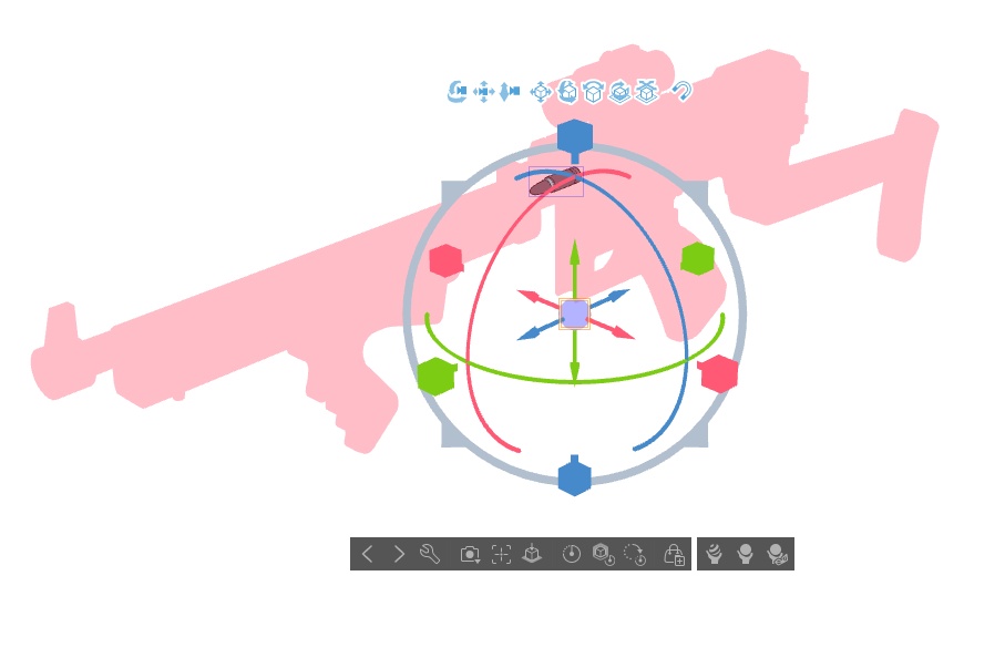 【ブルアカ】佐天涙子銃器 3Dモデル (CLIP STUDIO用)