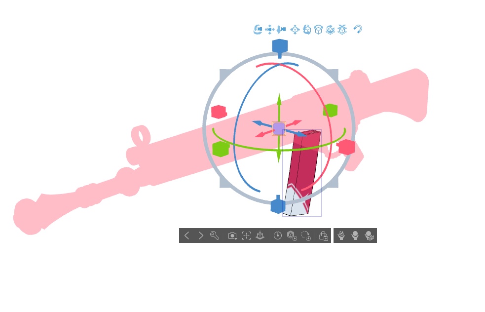 【ブルアカ】才羽 モモイ 銃器 3Dモデル (CLIP STUDIO用)