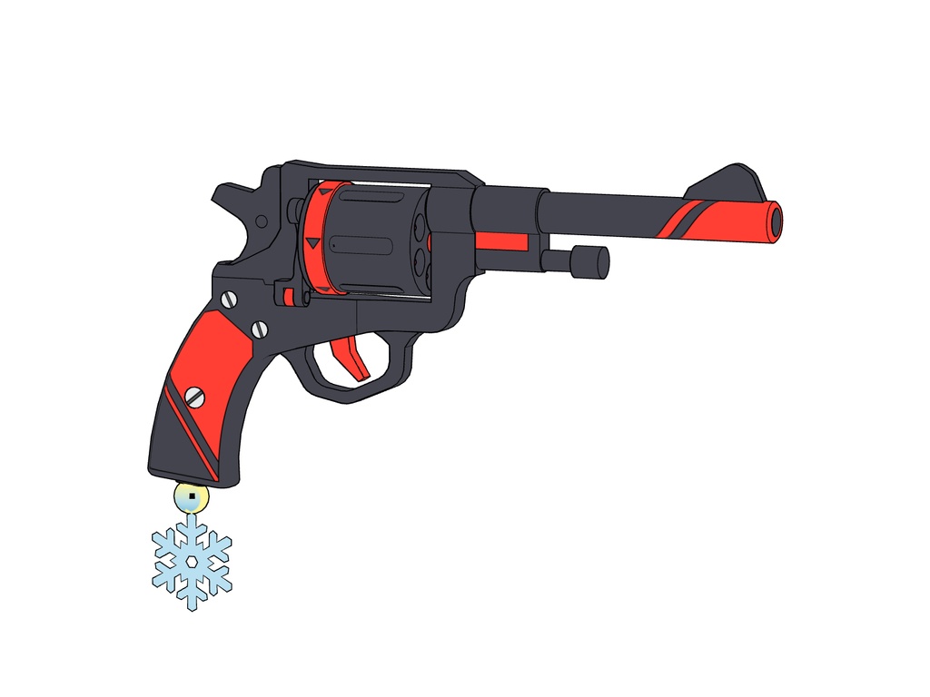 【ブルアカ】連河 チェリノ銃器 3Dモデル (CLIP STUDIO用)