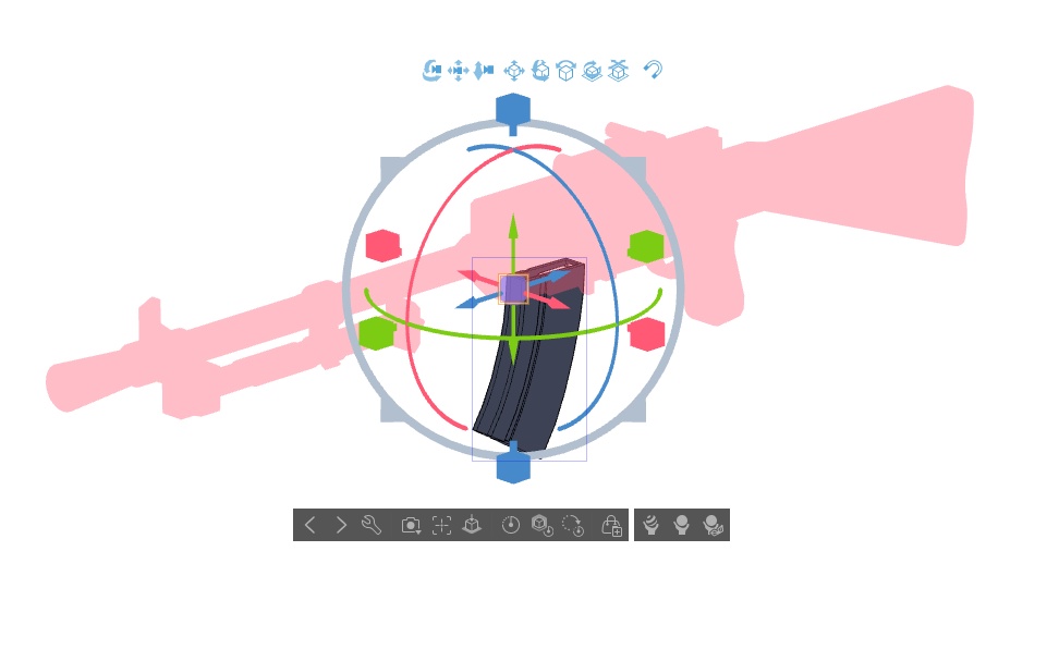 【ブルアカ】空井 サキ銃器 3Dモデル (CLIP STUDIO用)
