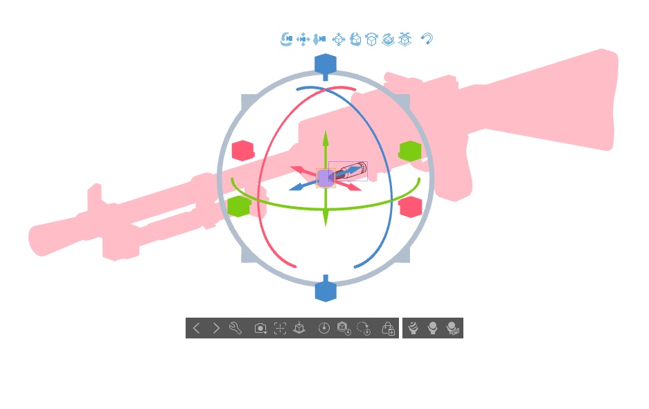 【ブルアカ】空井 サキ銃器 3Dモデル (CLIP STUDIO用)