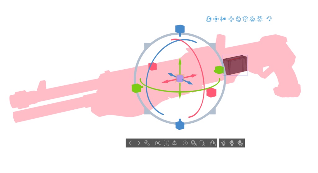 【ブルアカ】和泉元 エイミ 銃器 3Dモデル (CLIP STUDIO用)