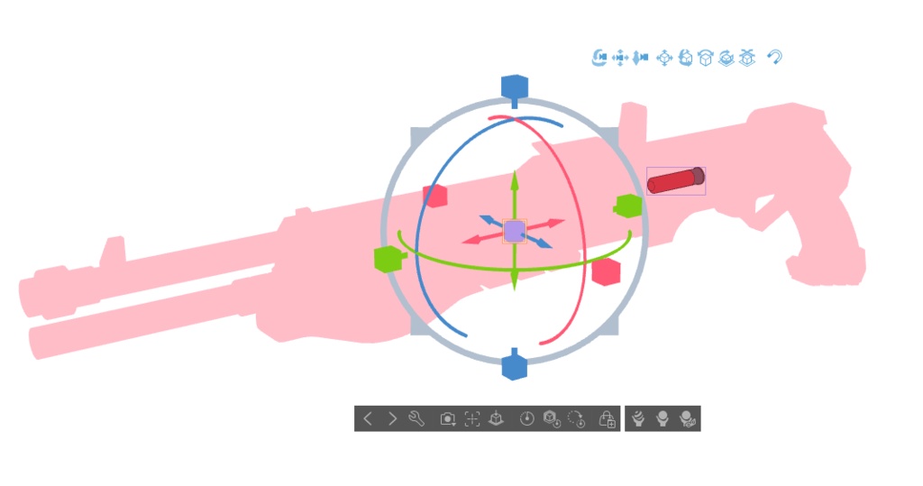 【ブルアカ】和泉元 エイミ 銃器 3Dモデル (CLIP STUDIO用)
