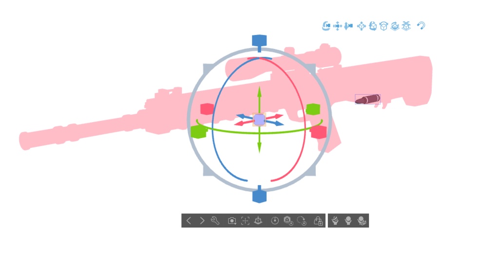 【ブルアカ】春原 シュン 銃器 3Dモデル (CLIP STUDIO用)