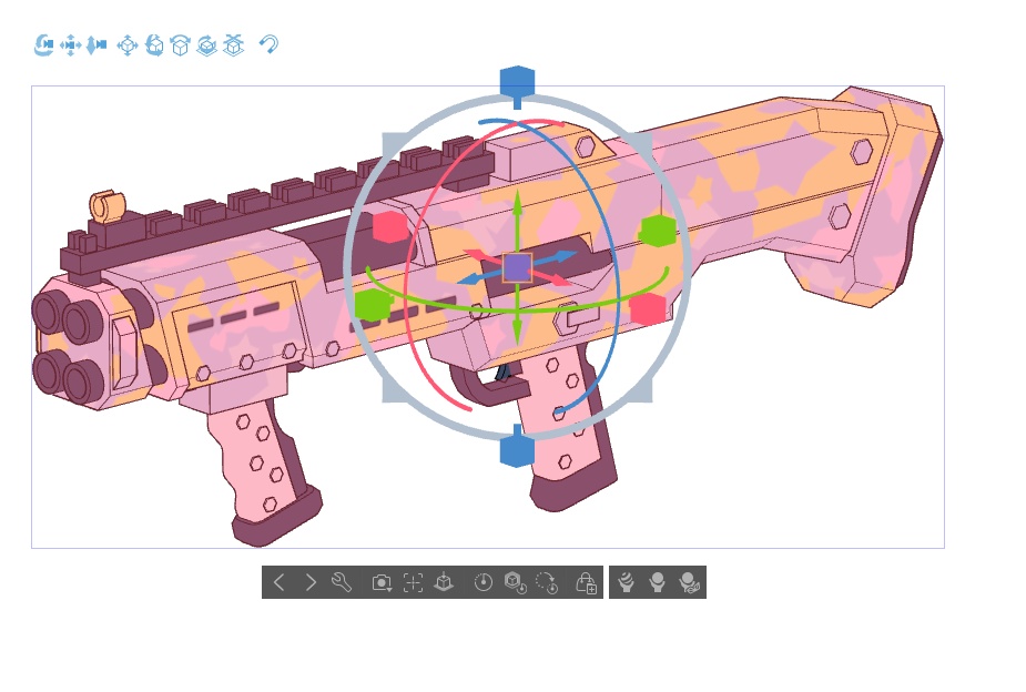 【ブルアカ】宇沢レイサ銃器 3Dモデル (CLIP STUDIO用)