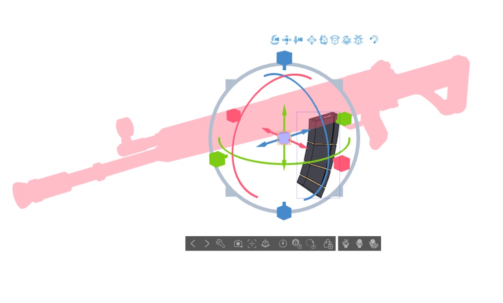 【ブルアカ】春原 ココナ 銃器 3Dモデル (CLIP STUDIO用)
