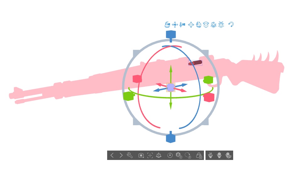 【ブルアカ】銀鏡イオリ銃器 3Dモデル (CLIP STUDIO用)
