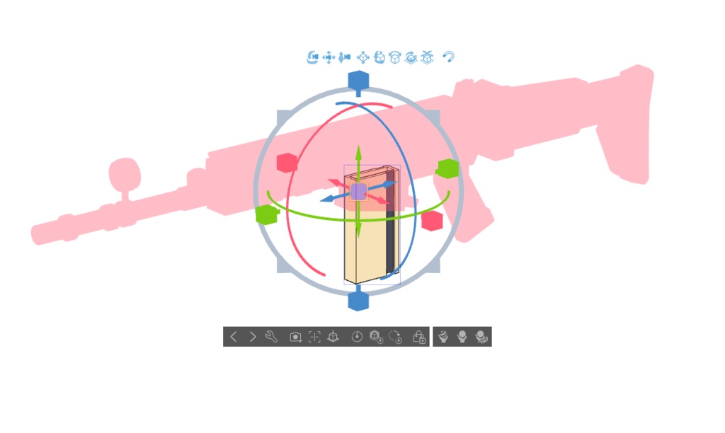 【ブルアカ】円堂 シミコ 銃器 3Dモデル (CLIP STUDIO用)