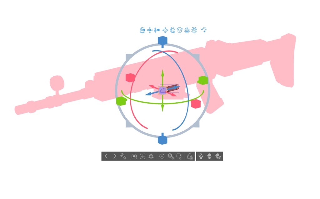 【ブルアカ】円堂 シミコ 銃器 3Dモデル (CLIP STUDIO用)
