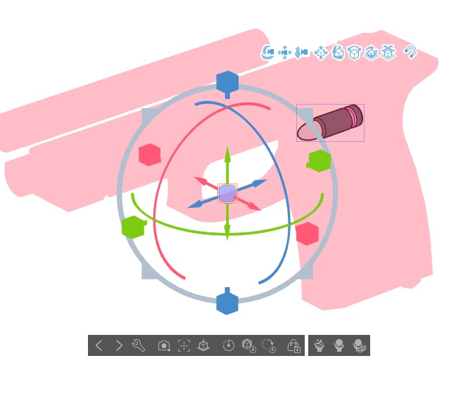【ブルアカ】薬子サヤ 銃器 3Dモデル (CLIP STUDIO用)