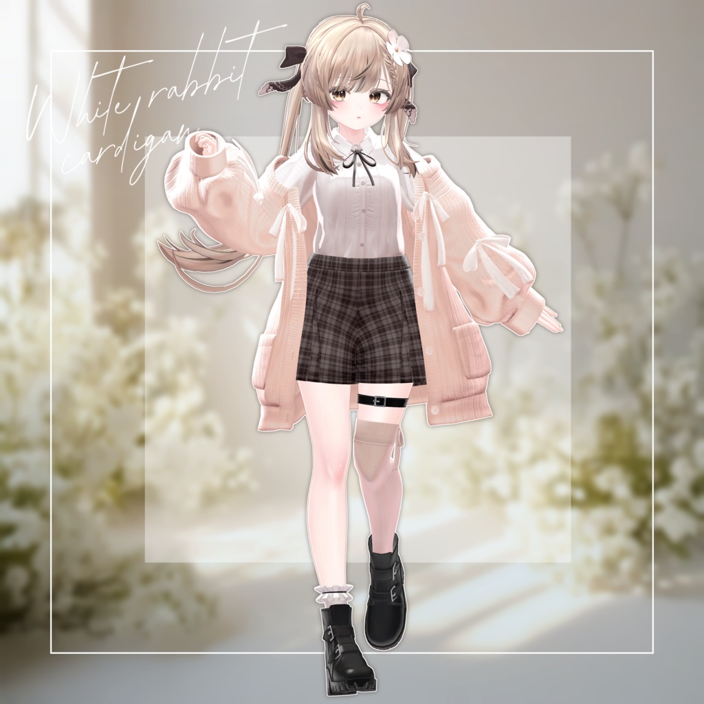 30% OFF SALE / ほわいとカーディガン 【18アバター対応】/ WHITE Cardigan