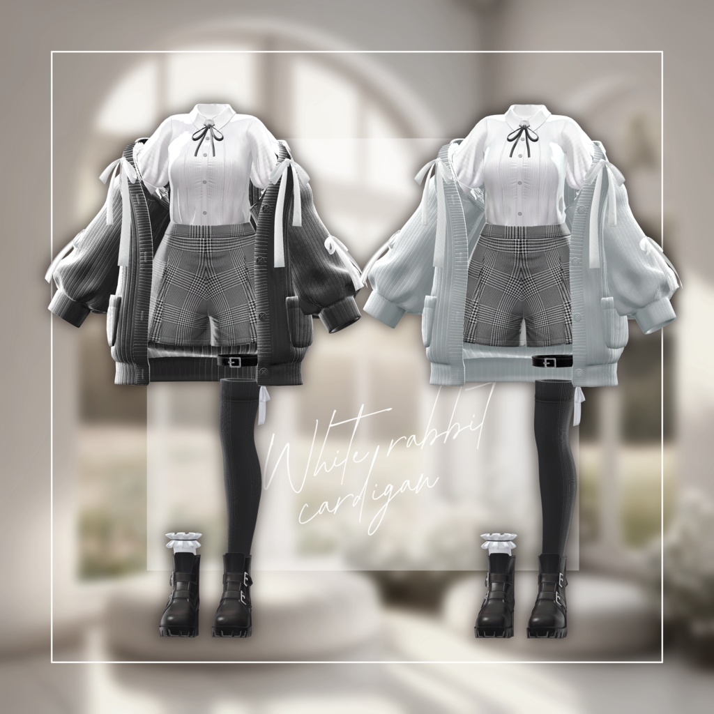 30% OFF SALE / ほわいとカーディガン 【18アバター対応】/ WHITE Cardigan