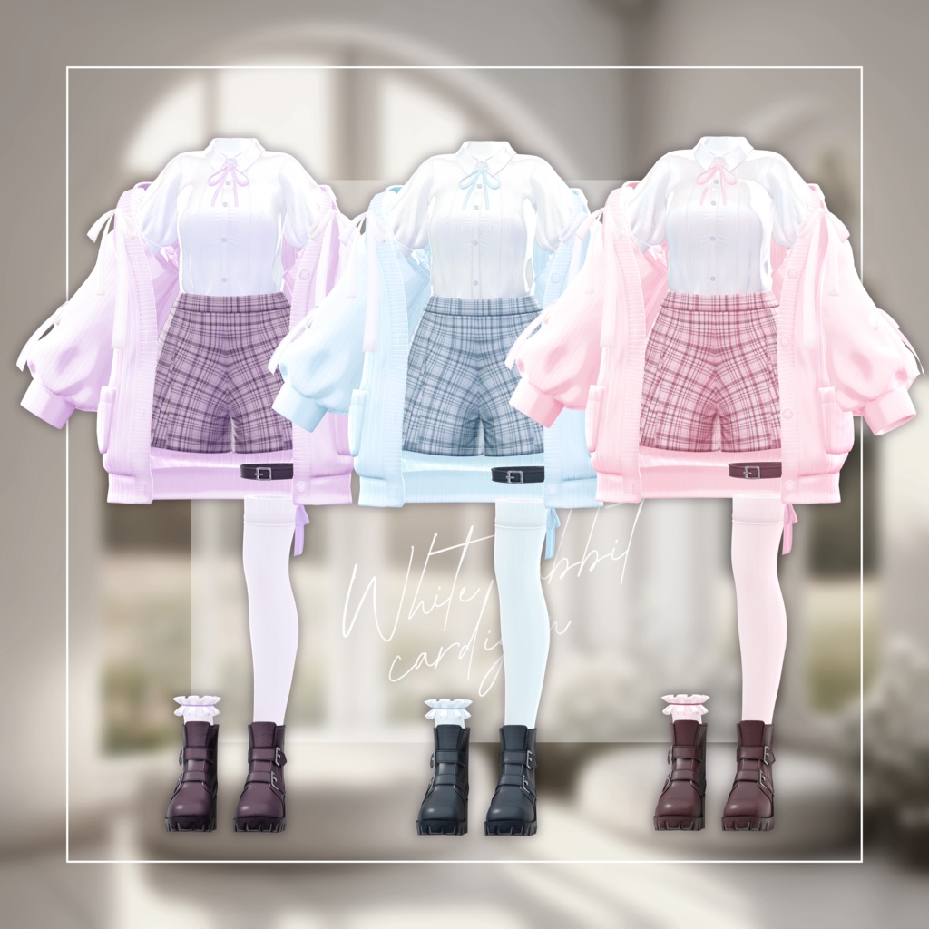 30% OFF SALE / ほわいとカーディガン 【18アバター対応】/ WHITE Cardigan