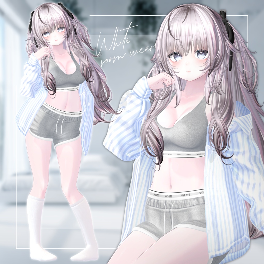 ほわいとルームウェア【12アバター対応】/ WHITE RoomWear