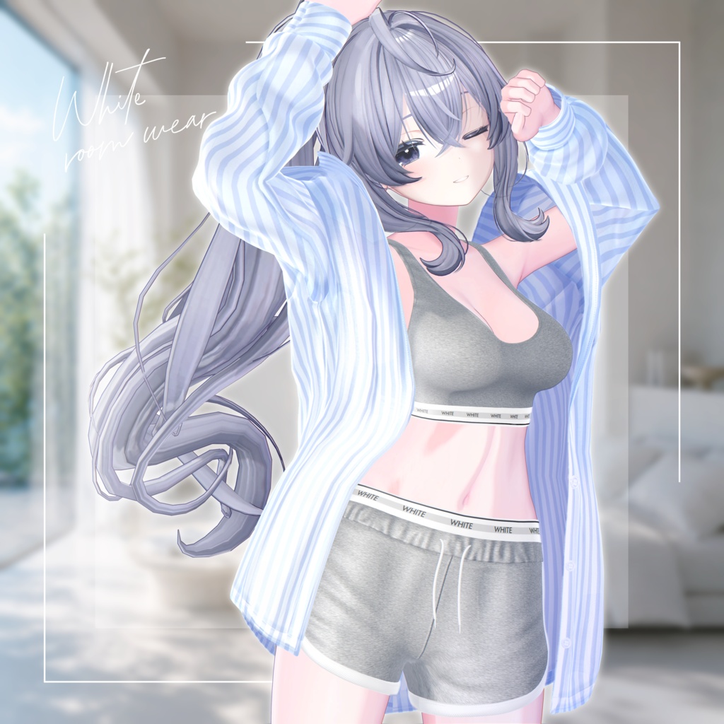 ほわいとルームウェア【12アバター対応】/ WHITE RoomWear
