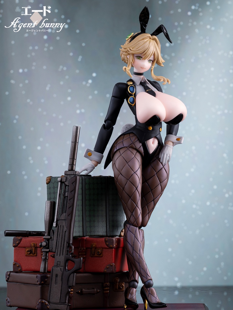 【完売】『エード バニー』可動カラーレジン