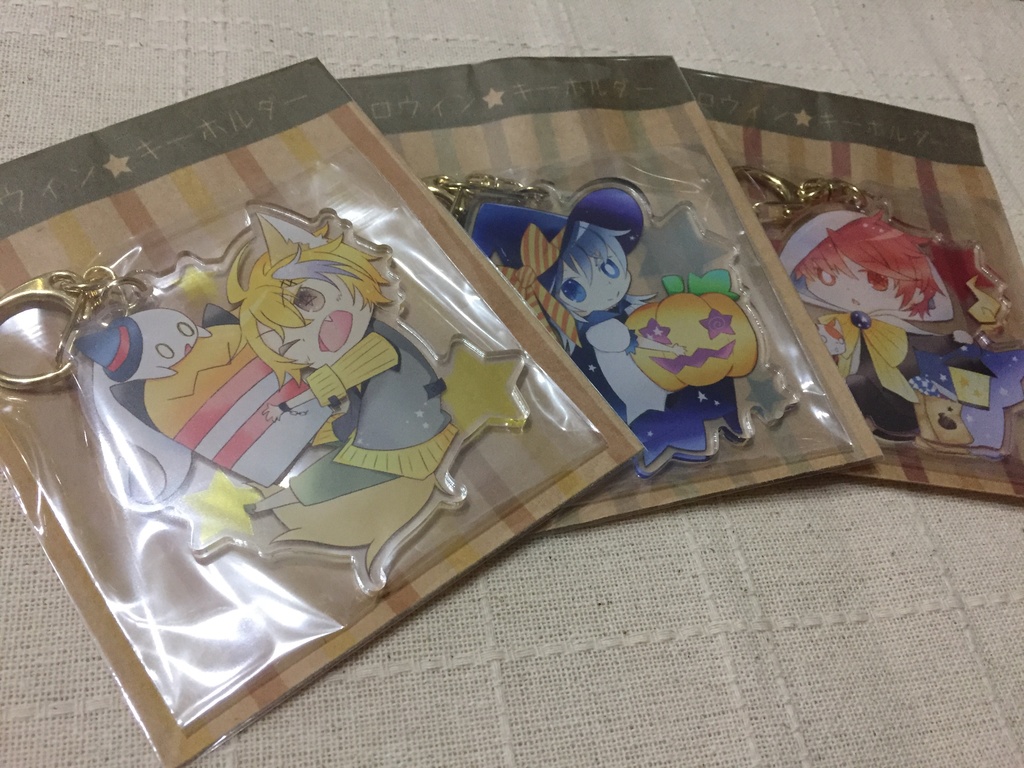 ハロウィン・アクリルキーホルダー【創作】