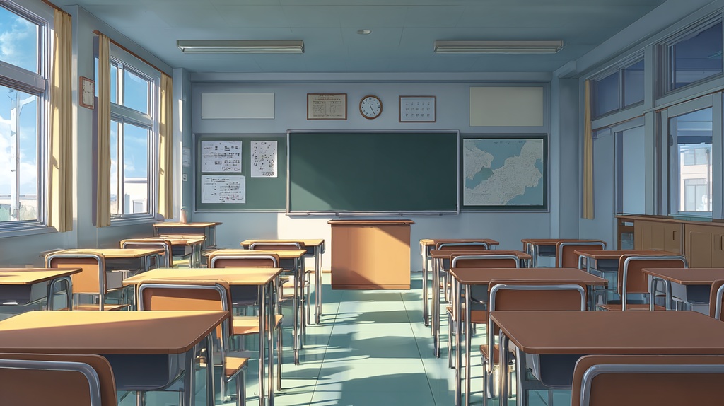 教室の一日 背景セット［試作版 ver.0β］