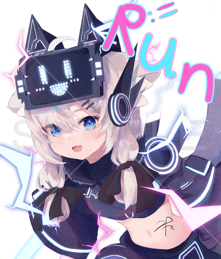 【VRC向け】ネオ真冬絵文字・スタンプ修正版