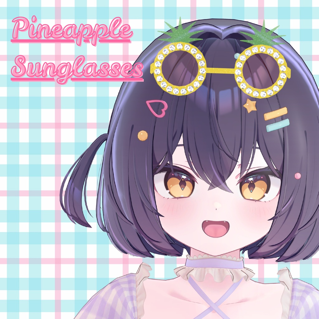 【FREE】パイナップルサングラス
