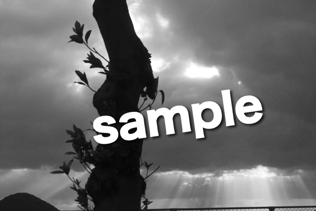 ポストカード(モノクローム)