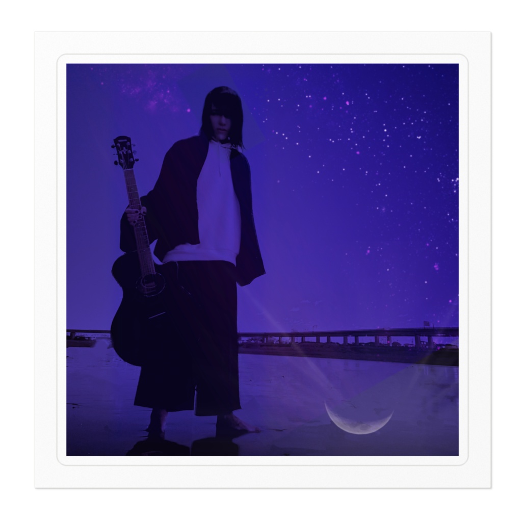 水の月ステッカー