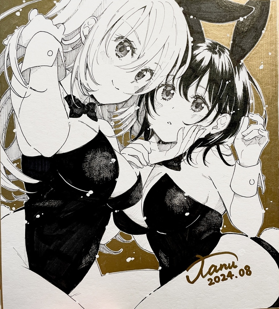 【オリジナル】リクエスト手描き色紙