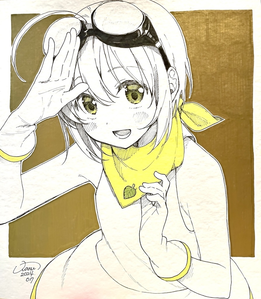 【オリジナル】リクエスト手描き色紙