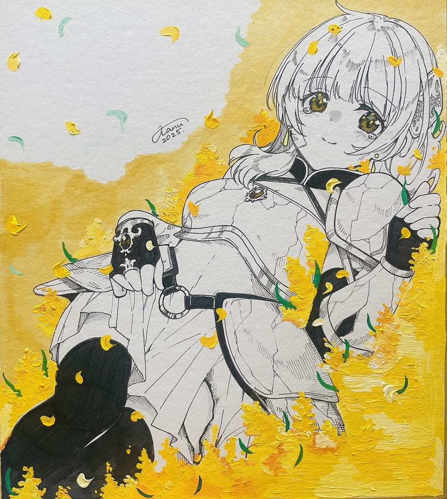 【オリジナル】リクエスト手描き色紙