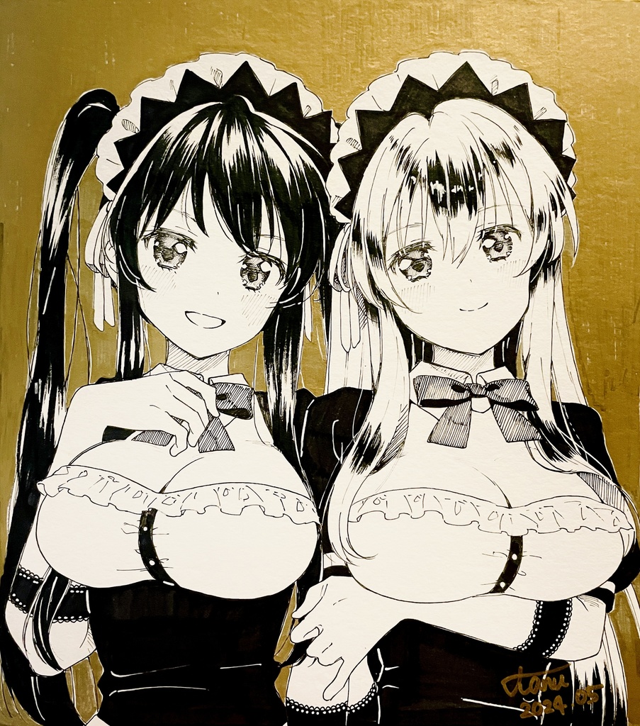 【オリジナル】リクエスト手描き色紙