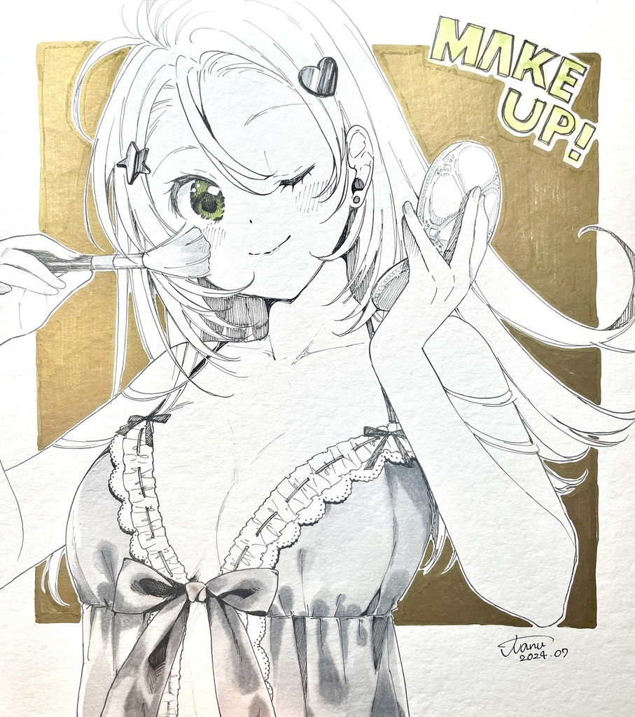 【オリジナル】リクエスト手描き色紙