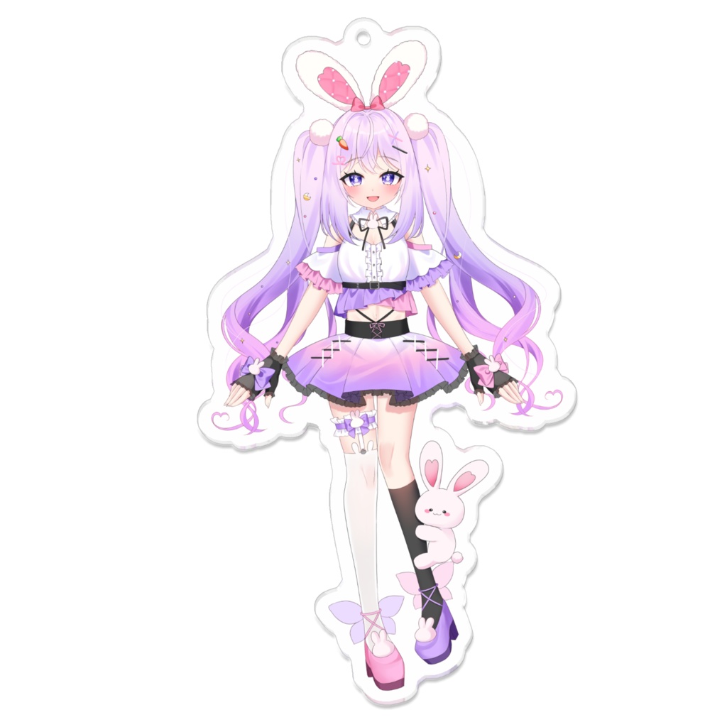うささとアクリルキーホルダー