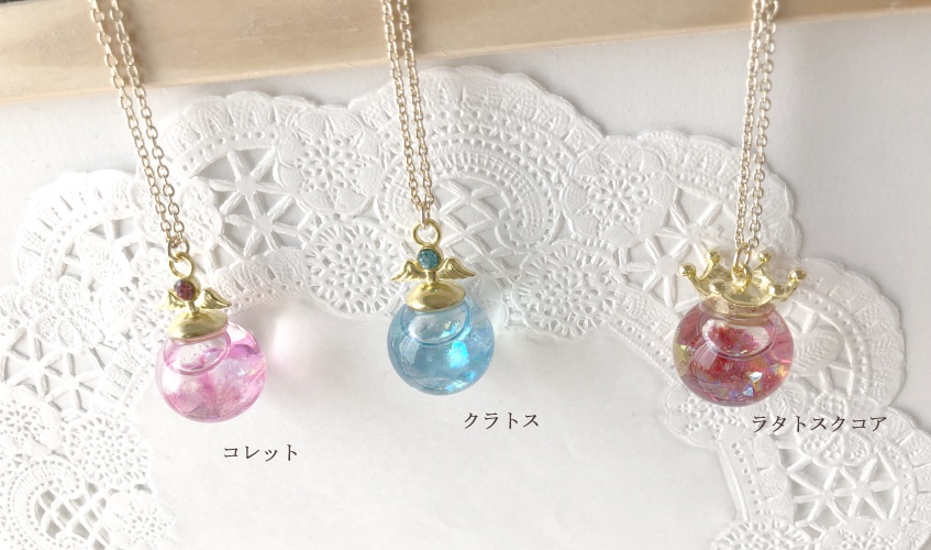 スノードーム風ネックレス(キャライメージ)