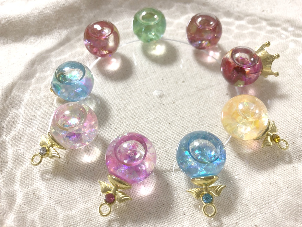 スノードーム風ネックレス(キャライメージ)